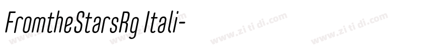 FromtheStarsRg Itali字体转换